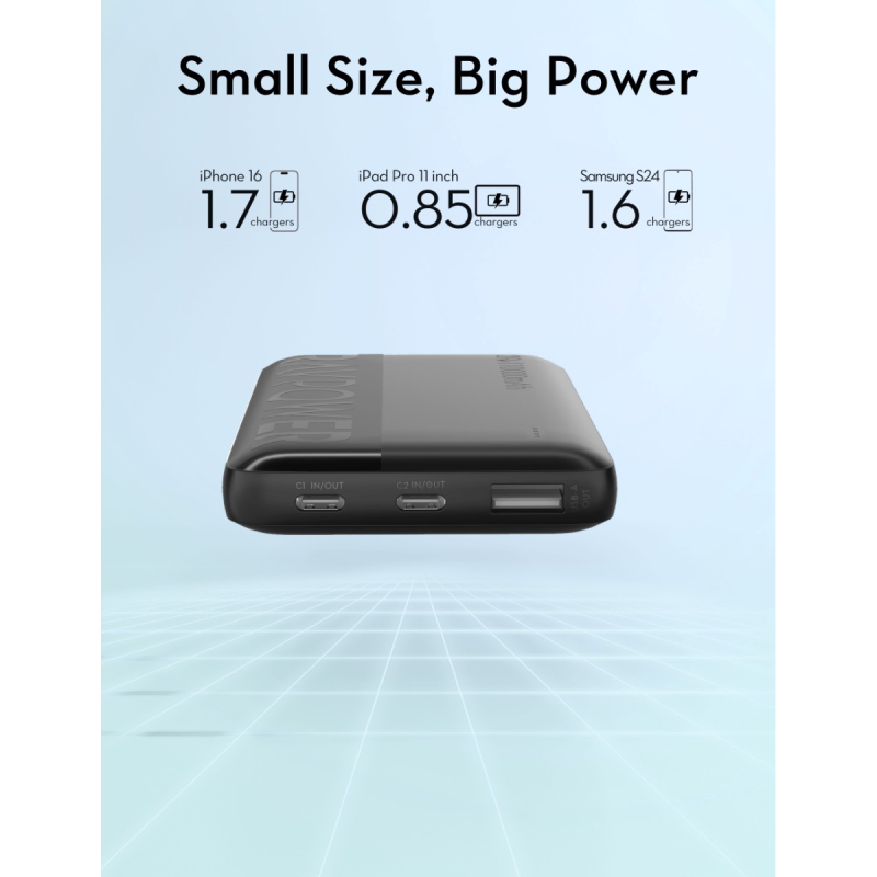 Ravpower PD pioneer 10000mAh 20W 3-Port Power Bank RP-PB1228